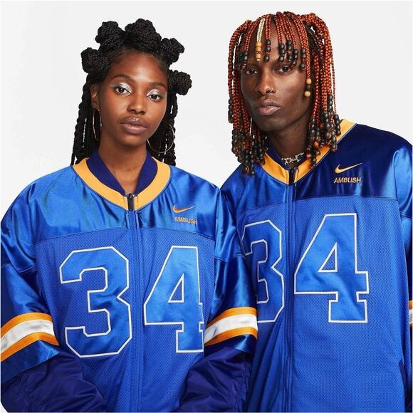 NEW Men’s Size Large Nike x Ambush Jacket Deep Royal Blue DX6916-455 - Picture 1 of 5